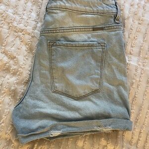 Kancan Light Blue Denim Shorts